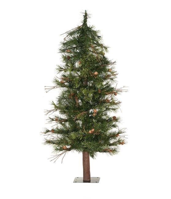 3' Mixed Country Pine Alpine Artificial Christmas Tree - Unlit