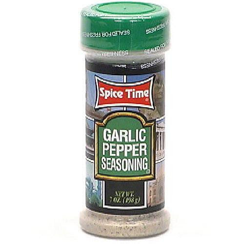 Pack of 12 Spice Supreme Garlic and Pepper Seasonings 7 oz. #30350