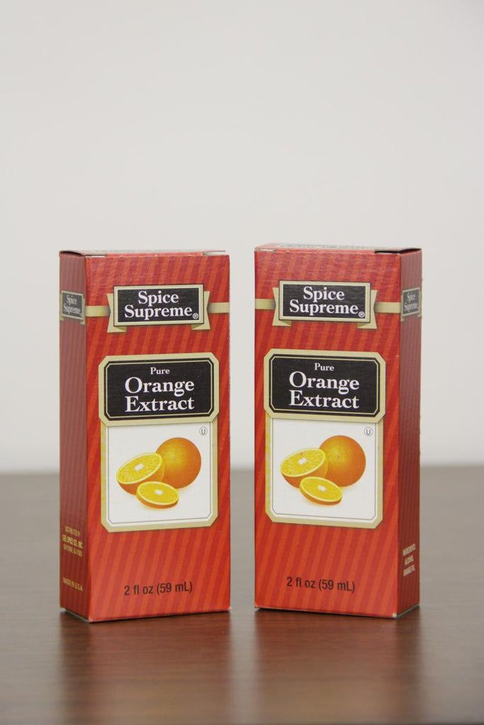 Pack of 24 Spice Supreme Pure Orange Extract 2 fl oz. #30980