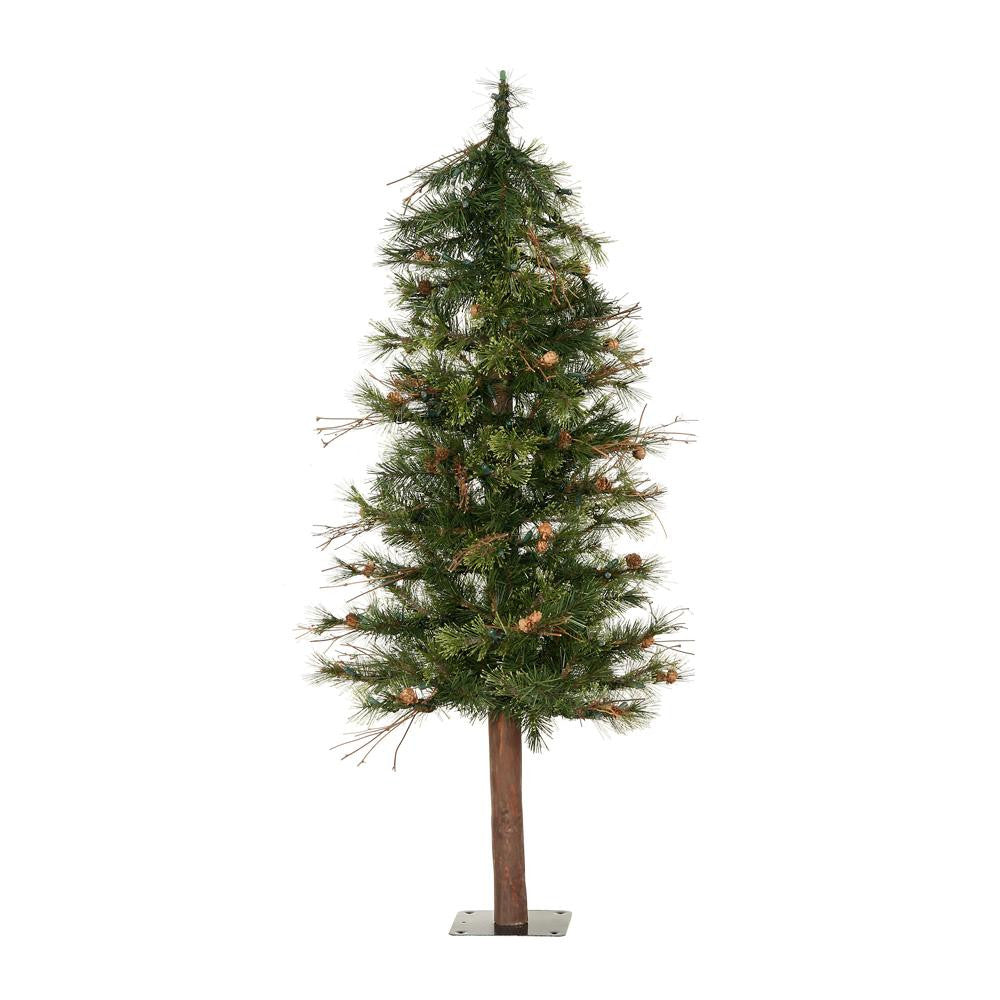 6' Mixed Country Pine Alpine Artificial Christmas Tree - Unlit
