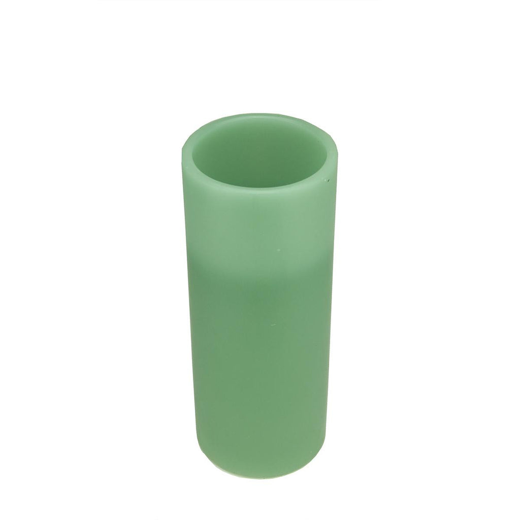 10" Sage Green Battery Operated Flameless LED Lighted Flickering Wax Christmas Pillar Candle