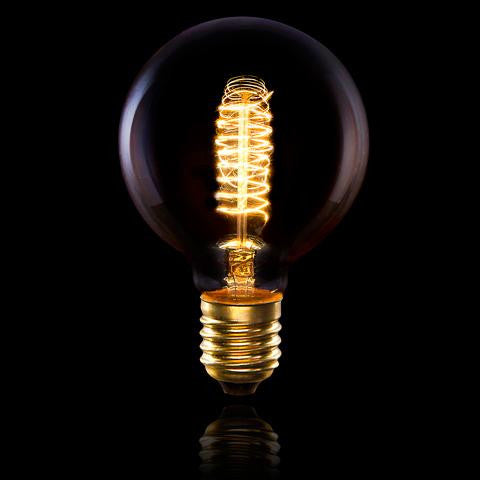 Cleveland Vintage Lighting Double Swirl E26 Base Edison Light Bulb - 40 Watts