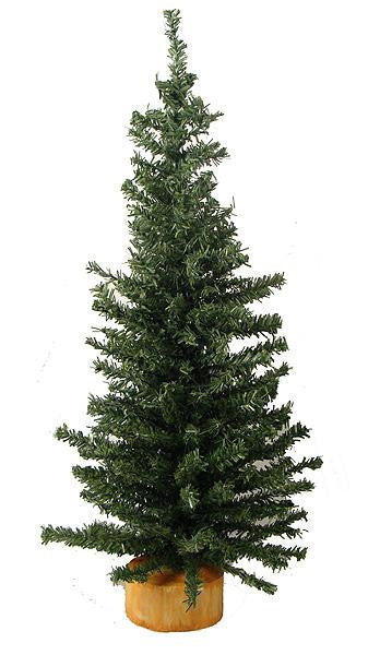 18" Mini Pine Artificial Village Christmas Tree - Unlit
