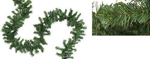 9' x 10" Canadian Pine Artificial Christmas Garland - Unlit