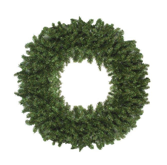 Commercial Size 7' Canadian Pine Artificial Christmas Wreath - Unlit