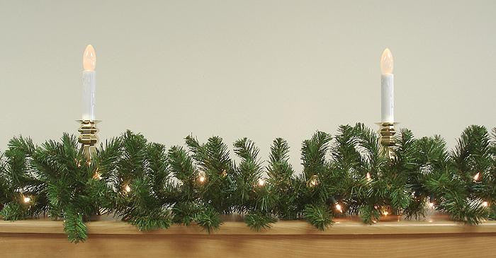 50' x 10" Pre-Lit Commercial Size Pine Artificial Christmas Garland - Clear Lights