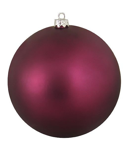 Matte Purple Passion Commercial Shatterproof Christmas Ball Ornament 8" (200mm)