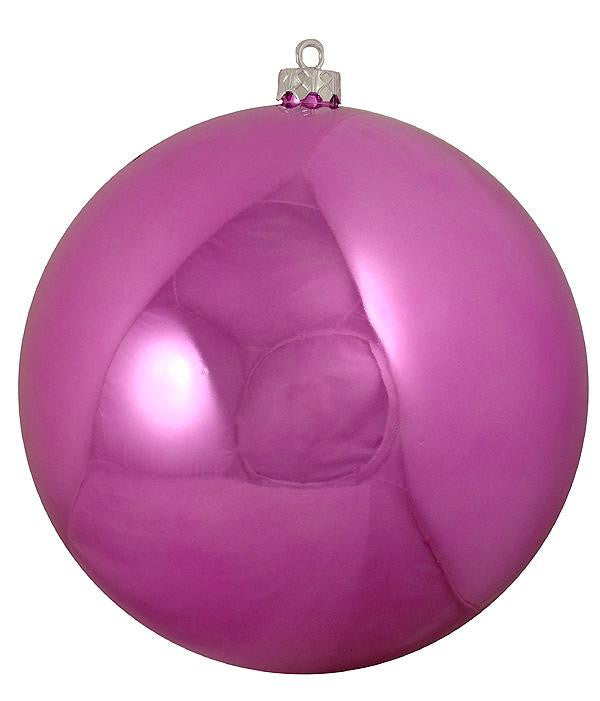 Shiny Bubblegum Pink Commercial Shatterproof Christmas Ball Ornament 10" (250mm)