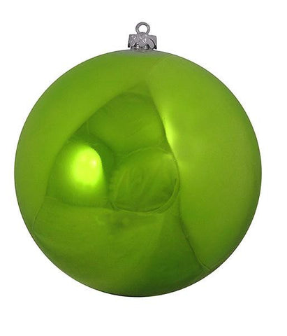 Shiny Green Kiwi Commercial Shatterproof Christmas Ball Ornament 10" (250mm)