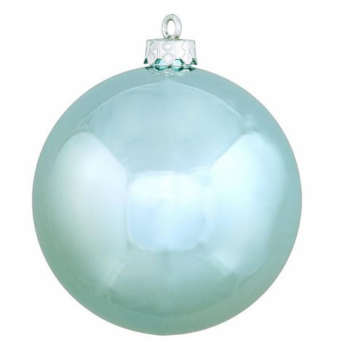 Shiny Mermaid Blue Commercial Shatterproof Christmas Ball Ornament 10" (250mm)