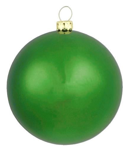 Matte Xmas Green Commercial Shatterproof Christmas Ball Ornament 10" (250mm)