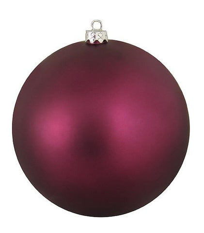 Matte Purple Passion Commercial Shatterproof Christmas Ball Ornament 10" (250mm)