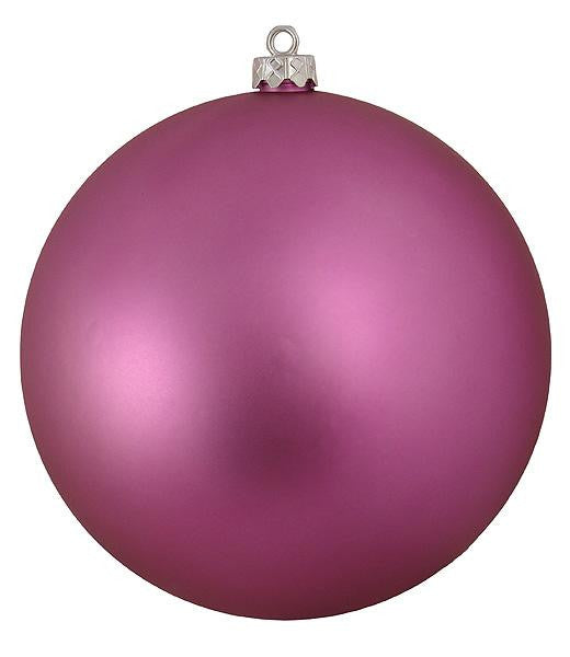 Matte Bubblegum Pink Commercial Shatterproof Christmas Ball Ornament 10" (250mm)