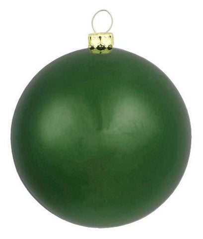 Matte Emerald Green Commercial Shatterproof Christmas Ball Ornament 10" (250mm)