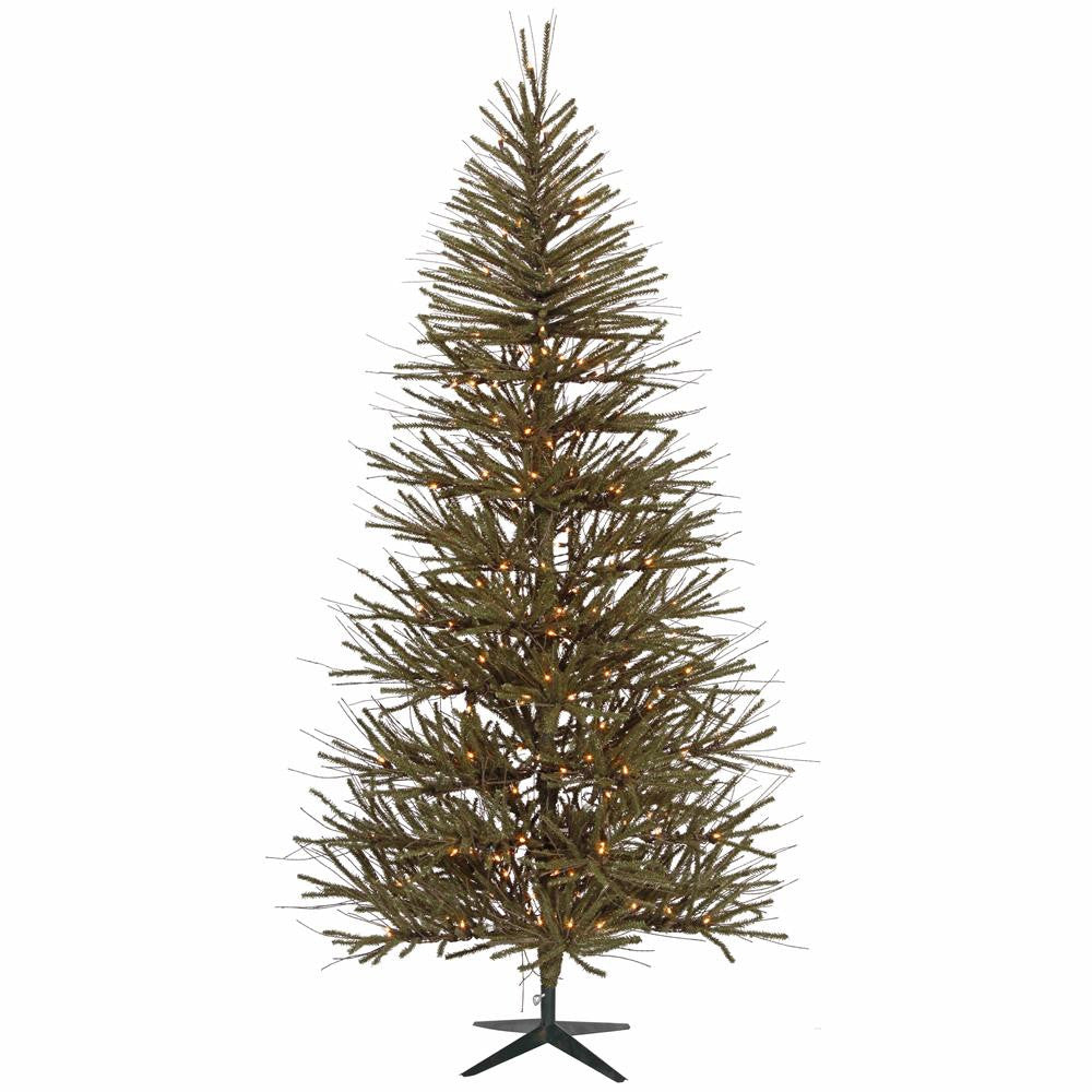 5' Pre-Lit Slim Vienna Twig Artificial Christmas Tree - Clear Lights