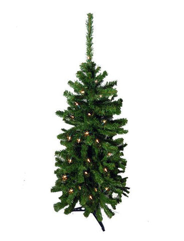 4.5' Pre-Lit Artificial Christmas Tree - Clear Lights