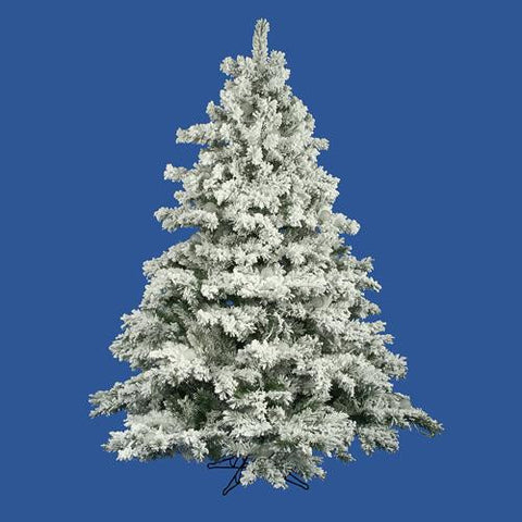 10' Flocked Alaskan Artificial Christmas Tree - Unlit