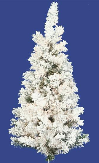 3' Flocked Alaskan Artificial Christmas Wall Tree - Unlit