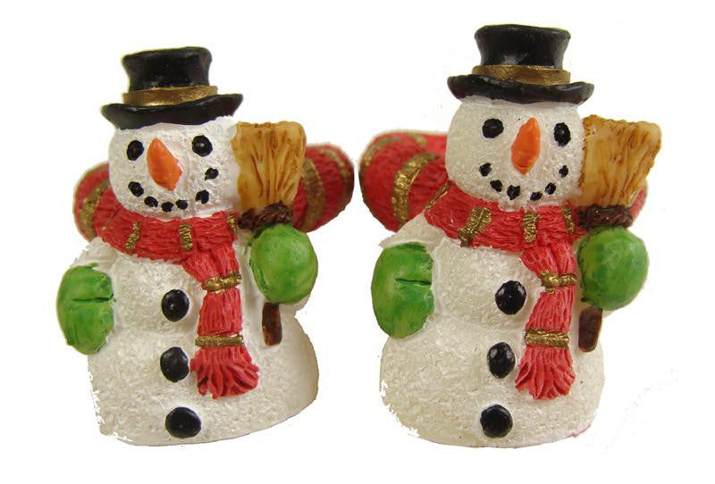 Club Pack of 288 Friendly Snowman Christmas Taper Candle Rings