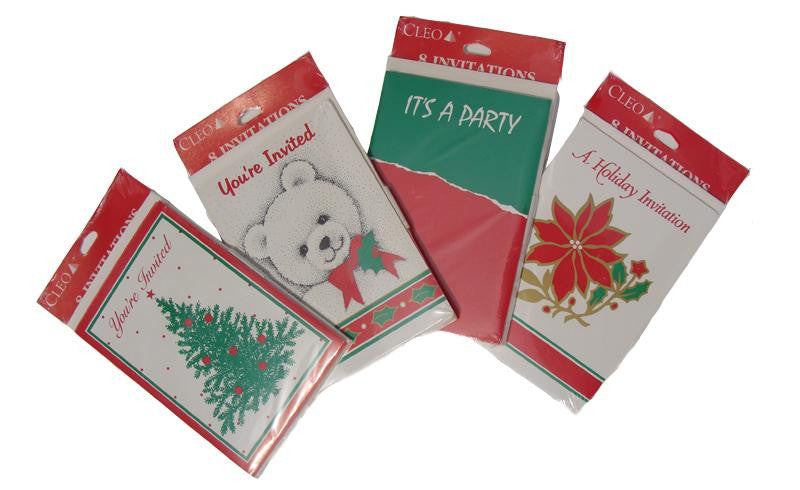 Club Pack of 288 Christmas Holiday Party Invitation Cards