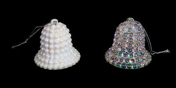 Club Pack Of 432 Iridescent Pearl Bell Christmas Ornaments