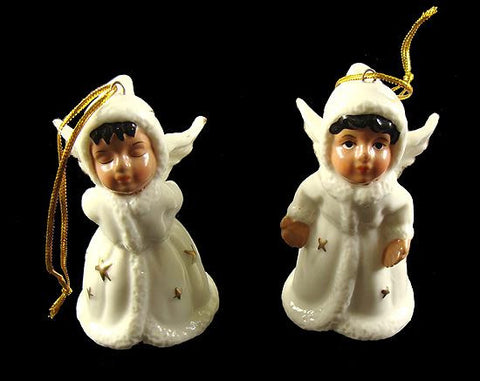 Club Pack Of 144 Porcelain African American Bell Christmas Ornaments 3"H