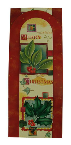 Club Pack of 144 "Merry Christmas" Holly Berry Holiday Card Holders 42"