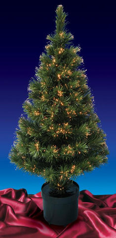 5' Pre-Lit Color Changing Fiber Optic Artificial Christmas Tree - Multi Lights