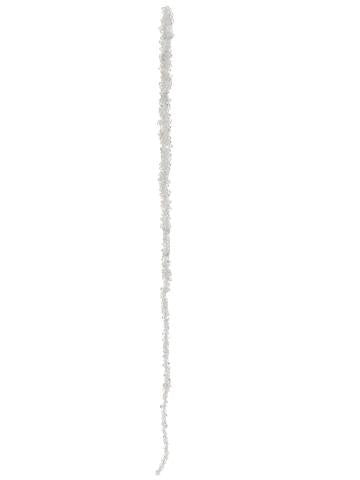 30" Elegant Beaded Clear Icicle Christmas Ornament