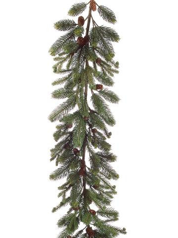 5' x 10" Noble Fir Artificial Christmas Garland with Pine Cones - Unlit