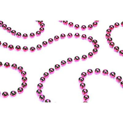 Shiny Pink Beaded Christmas Garland 9' x 8mm