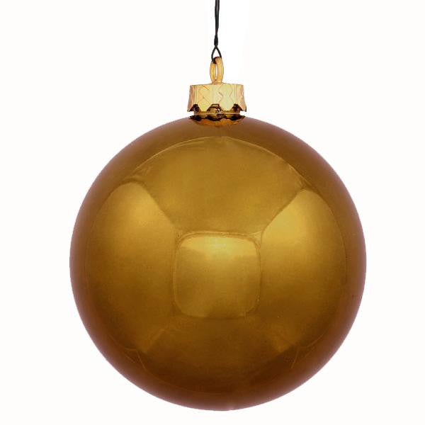 Shiny Olive Green Commercial Shatterproof Christmas Ball Ornament 8" (200mm)