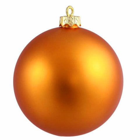 Matte Antique Gold Commercial Shatterproof Christmas Ball Ornament 8" (200mm)