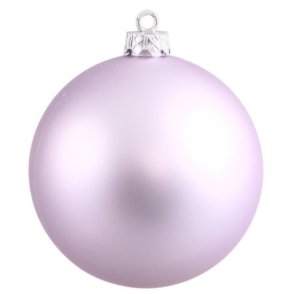 Matte Lavender Purple Commercial Shatterproof Christmas Ball Ornament 6" (150mm)