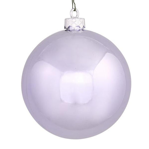 Shiny Lavender Purple Commercial Shatterproof Christmas Ball Ornament 6" (150mm)