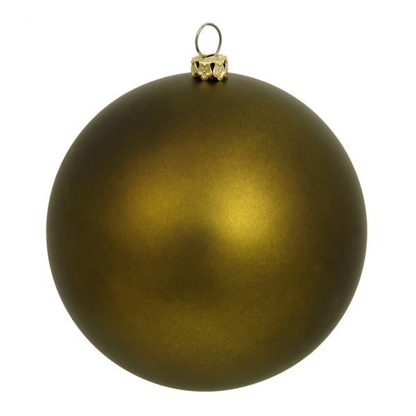 60ct Matte Olive Green Shatterproof Christmas Ball Ornaments 2.5" (60mm)