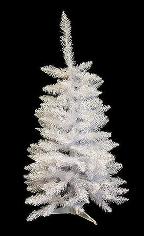 3.5' White Sparkle Spruce Artificial Christmas Tree - Unlit