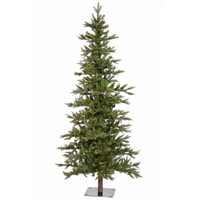 8' Pre-Lit Shawnee Alpine Style Artificial Christmas Tree - Clear LED Lights