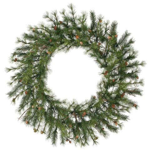 48" Mixed Country Pine Artificial Christmas Wreath - Unlit