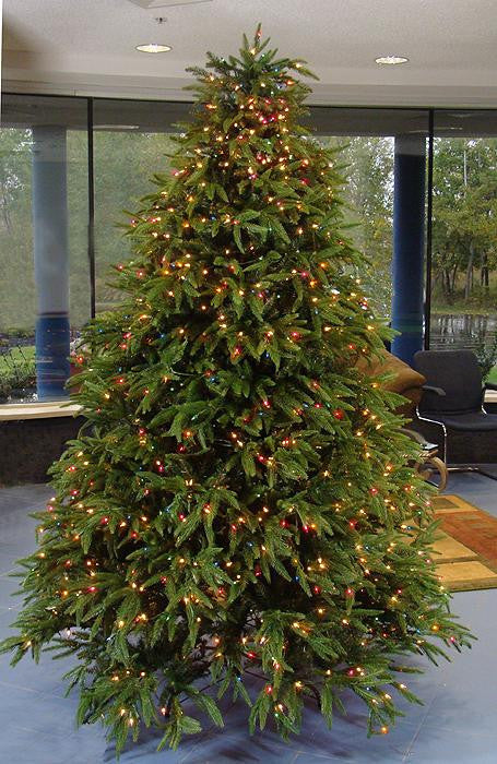 10' Pre-Lit Windsor Multi-Function Christmas Tree w- Remote Control -Clear-Multi