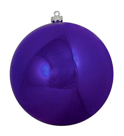 Shiny Royal Blue Commercial Shatterproof Christmas Ball Ornament 8" (200mm)