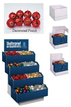 PACK OF 492 MULTI-COLOR SHATTERPROOF CHRISTMAS BALL ORNAMENTS - 2.75" and 3.25"