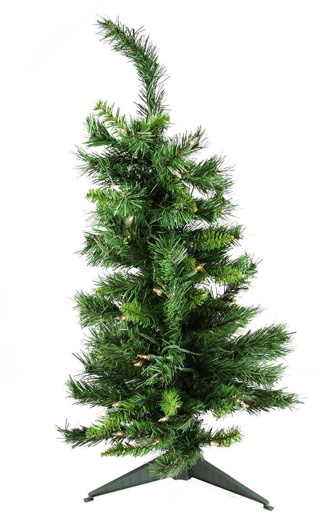 2.5' Pre-Lit Imperial Pine Medium Artificial Christmas Tree - Clear Dura Lights