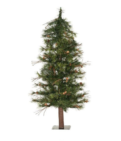 3' Mixed Country Pine Alpine Artificial Christmas Tree - Unlit