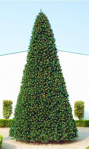 18' Giant Pre-Lit Everest Fir Commercial Christmas Tree - Warm White LED Lights