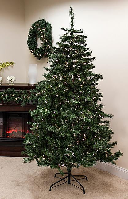 7.5' Pre-Lit Traditional Mixed Pine Artificial Christmas Tree - Clear Lights