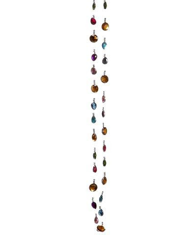 6' Multi-Colored Rhinestone and Bead Christmas Garland