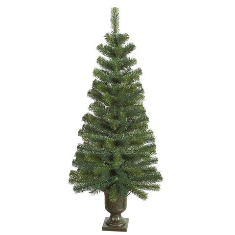 4' Potted Noble Pine Medium Artificial Christmas Tree - Unlit