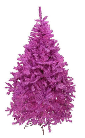 6.5' Orchid Pink Cedar Pine Artificial Christmas Tree - Unlit