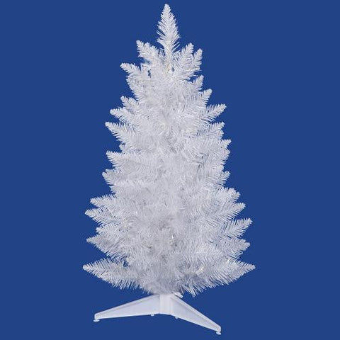 2.5' White Sparkle Spruce Pencil Artificial Christmas Tree - Unlit